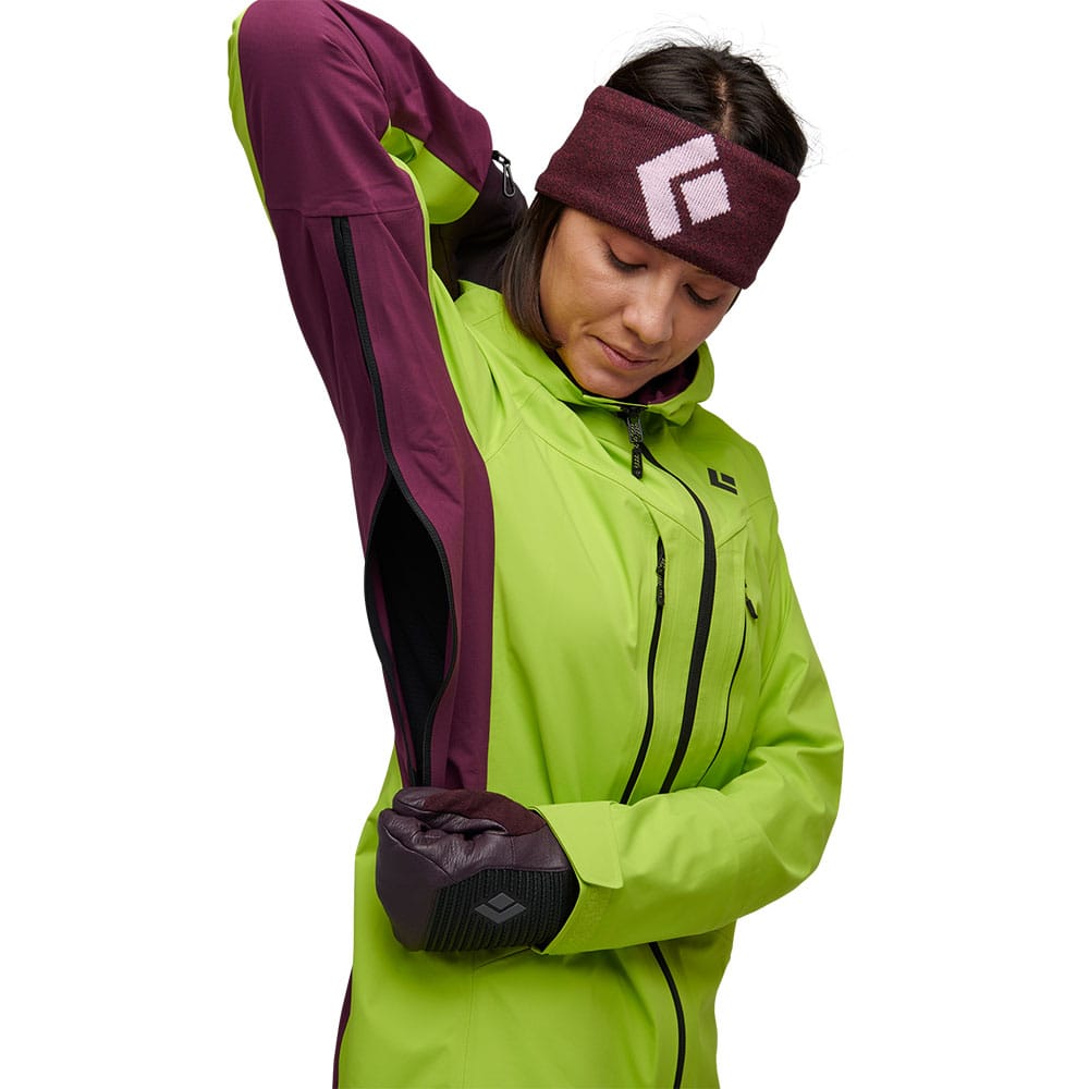 Stretchstof på Black Diamond Dawn Patrol Hybrid Shell (dame)