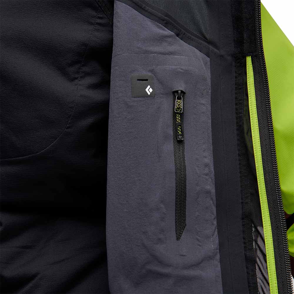 Nærbillede af Black Diamond Dawn Patrol Hybrid Shell (dame)
