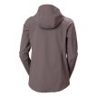 Bagsiden af den lette Helly Hansen Blaze Hooded Softshell Jacket skaljakke (dame)