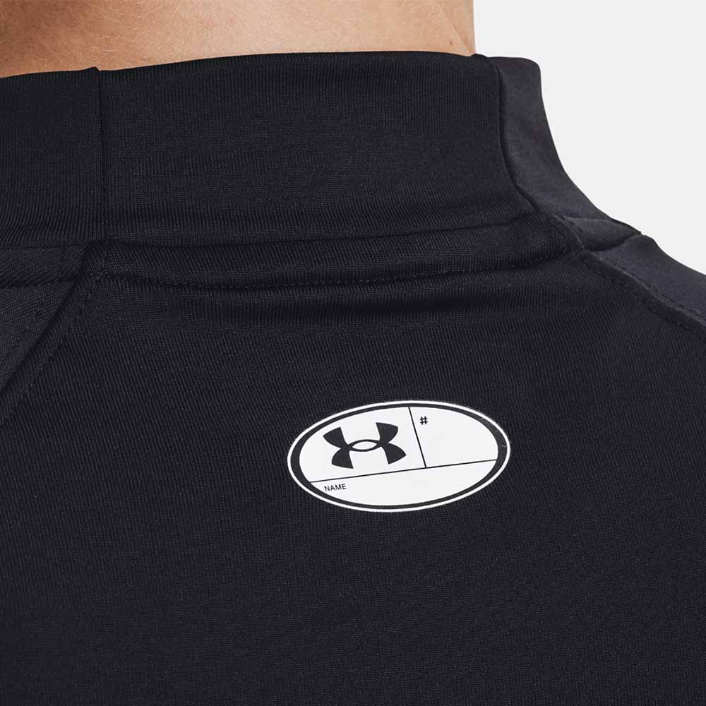 logo på Under Armour UA Coldgear Authentics Mockneck træningstrøje (dame)