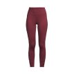 Casall Crease High Waist Tights trænings-tights (dame) i en vinrød farve