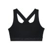 sort Under Armour Cross Back Mid Bra sports-bh (dame)
