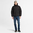 en model iført en Timberland Howker Durable Water Repellent Puffer Jacket vinterjakke (herre)