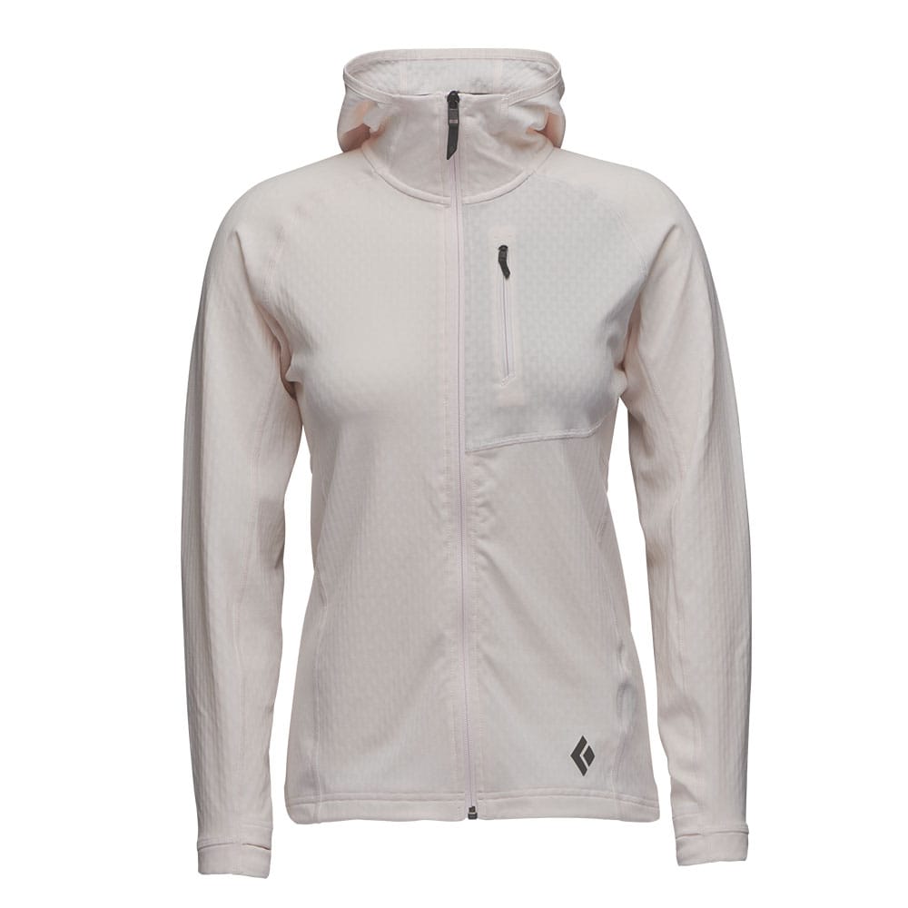 Lyserød damejakke fra Black Diamond Coefficient Fleece Hoody.