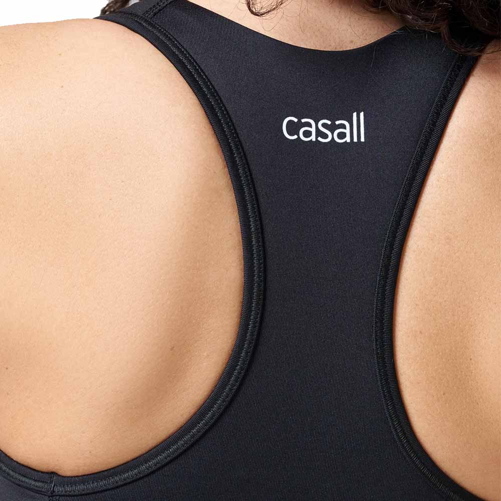 rygpanel på Casall Iconic Wool Lined Sports Bra sports-bh (dame)
