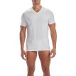 Forsiden af Adidas V-Neck T-Shirt (2PK) på en model i farven hvid
