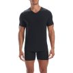 Adidas V-Neck T-Shirt (2PK) båret af en model i farven sort