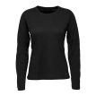 Sort langærmet trøje Black Diamond Lightwire LS Tech Tee
