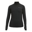 Röhnisch Light Thermo Half Zip langærmet termotrøje (dame) i farven black