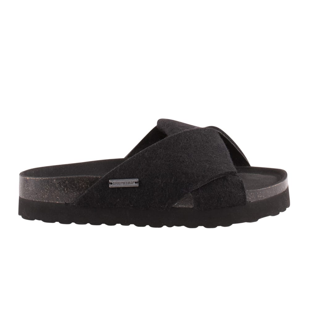 Shepherd Freja sandal (dame) i farven sort.