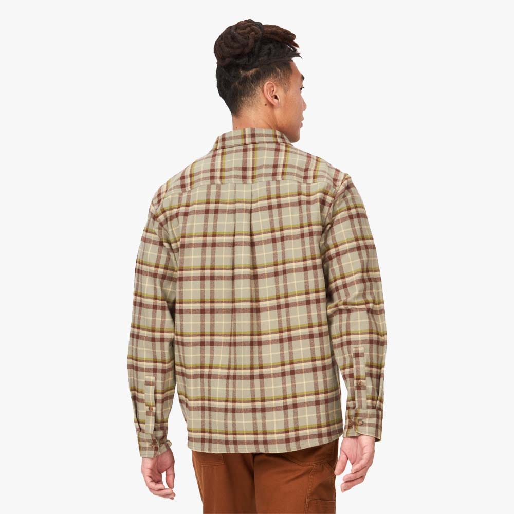 Marmot Doran Midweight Flannel LS på en model - bagside