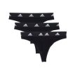 Adidas Thong 3-pak trusser (dame) I FARVEN BLACK