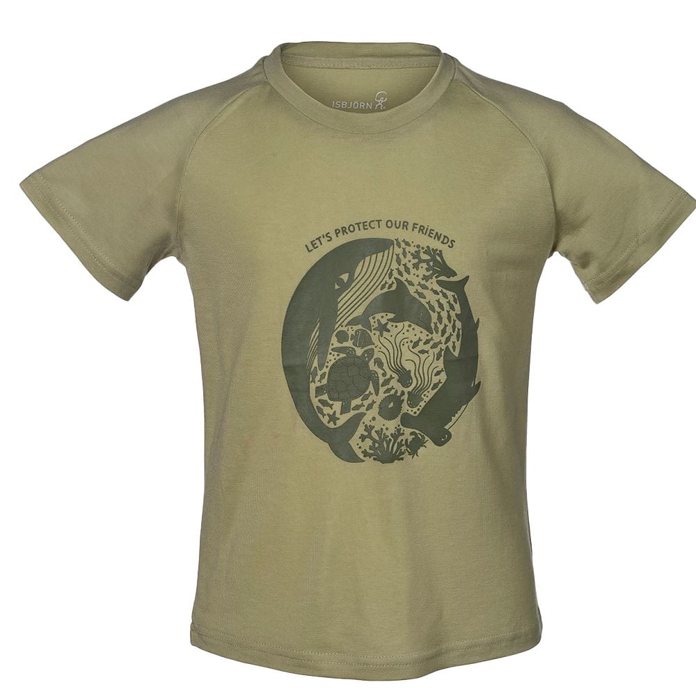 Ocean Tee T-shirt 86-128 i farven Forest Dew
