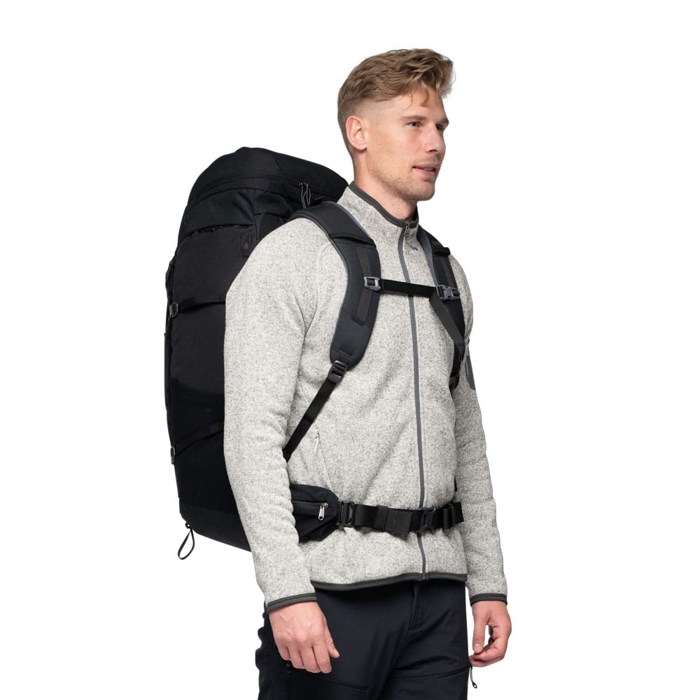 Bergans Rondane V6 65L rygsæk (herre) på en model
