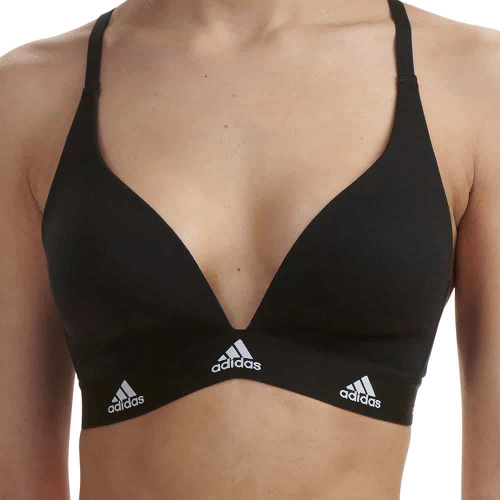 En vattereret og behagelig Adidas Padded Bralette BH (dame)