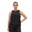 En tynd og behageligt ventilerende Röhnisch Kay Tank Top (dame) i farven black