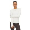 Röhnisch Jacquard Long Sleeve, Tofu på en model set forfra