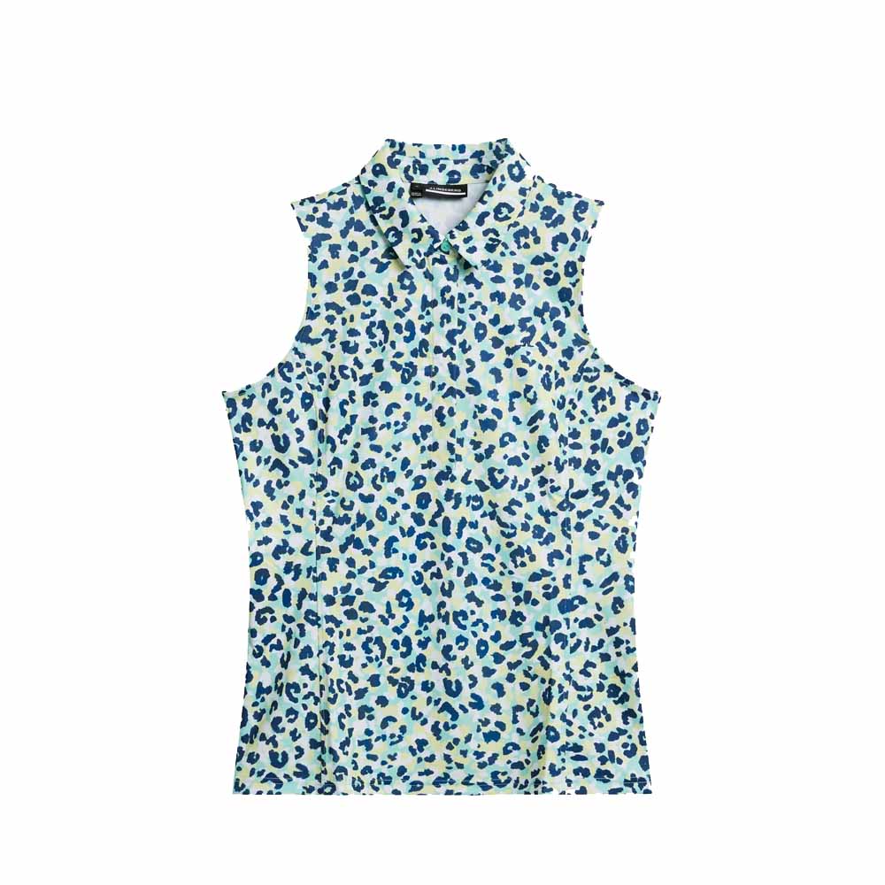 En flot og praktisk J.Lindeberg Dena Print Sleeveless Top (dame) i et cool print