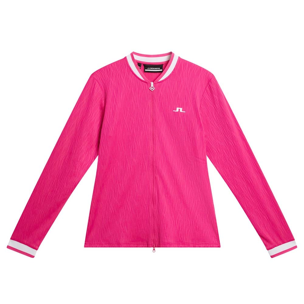 J.Lindeberg Leonor Mid Layer (dame) i en rosa/lilla farve
