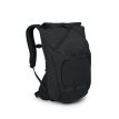 Osprey Metron Roll Top 22L rygsæk (unisex) i sort set skråt forfra