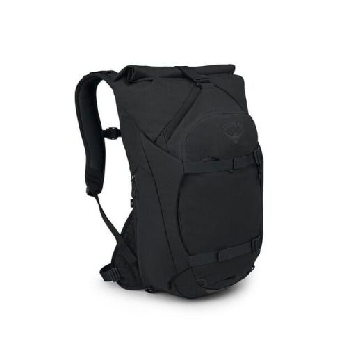 Osprey Metron Roll Top 22L rygsæk (unisex) i sort set skråt forfra