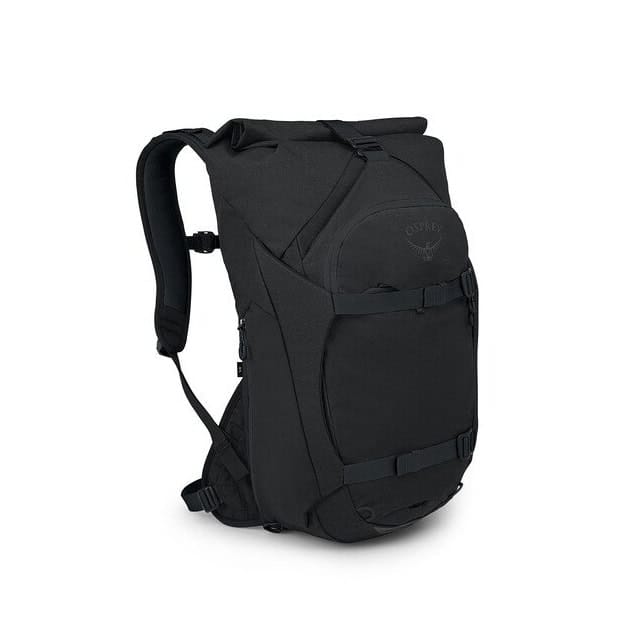 Osprey Metron Roll Top 22L rygsæk (unisex) i sort set skråt forfra