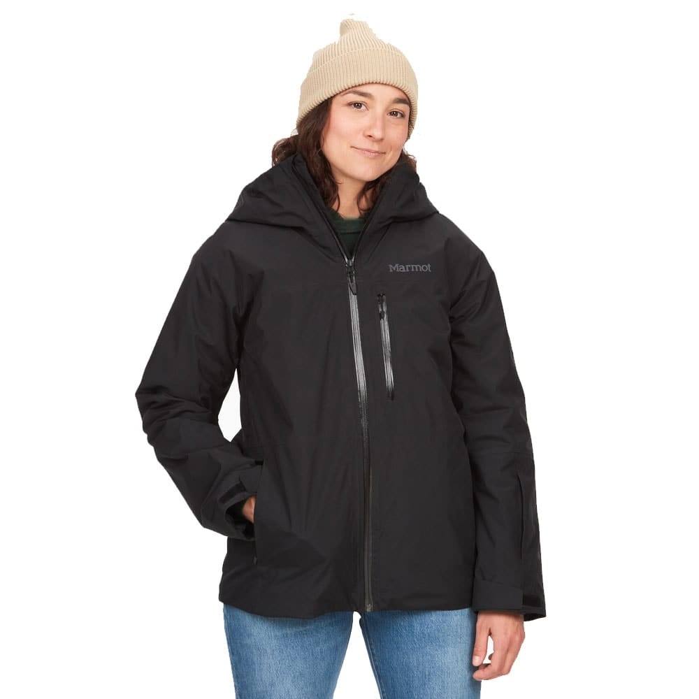 En holdbar Marmot Lightray goretex-jakke på en model, set forfra