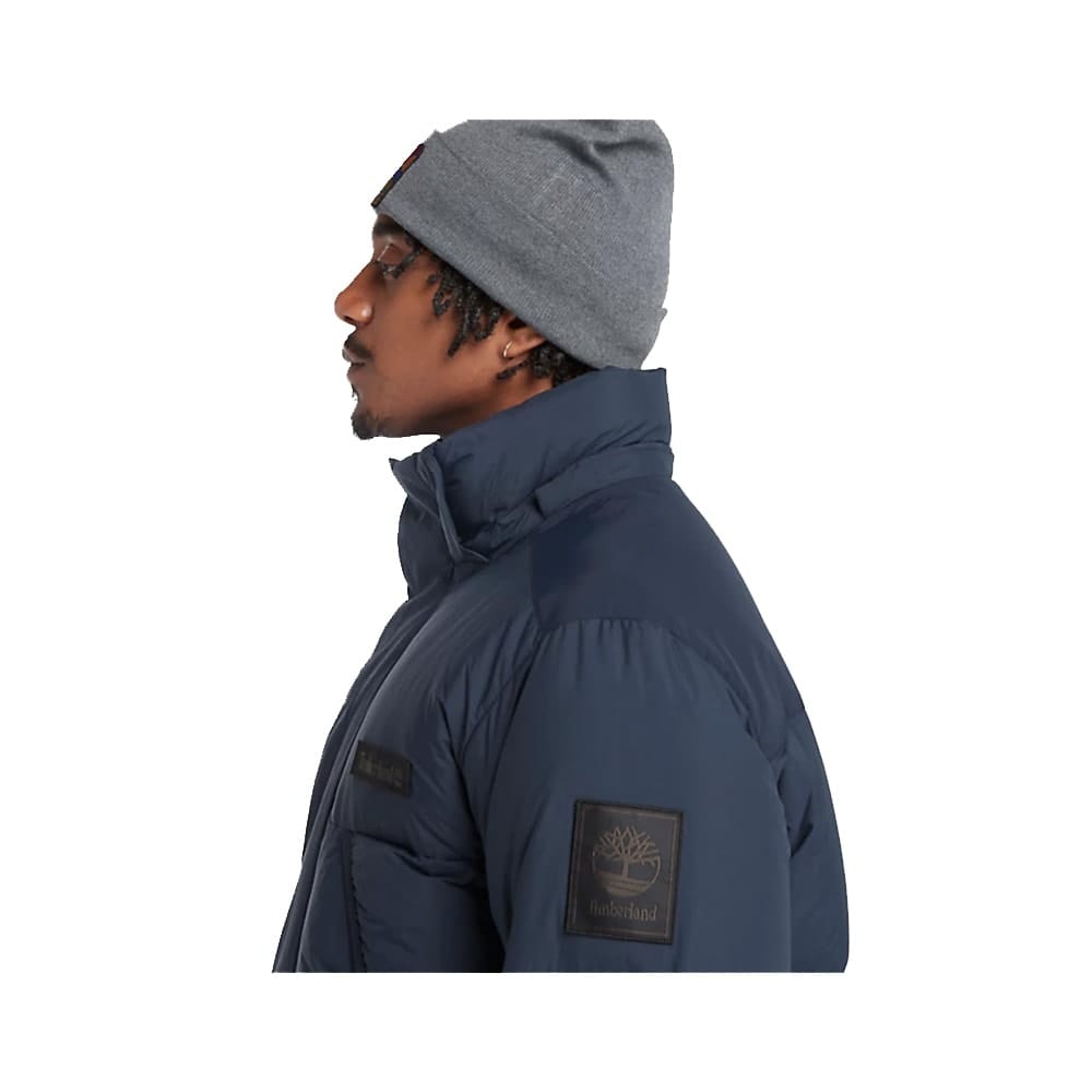 Timberland Down Puffer Parka vinterjakke (Herre) i profil på en model