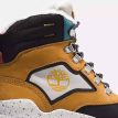 Nærbillede af detaljer på Timberland Moriah Range Hiker WP vinterstøvler (dame)