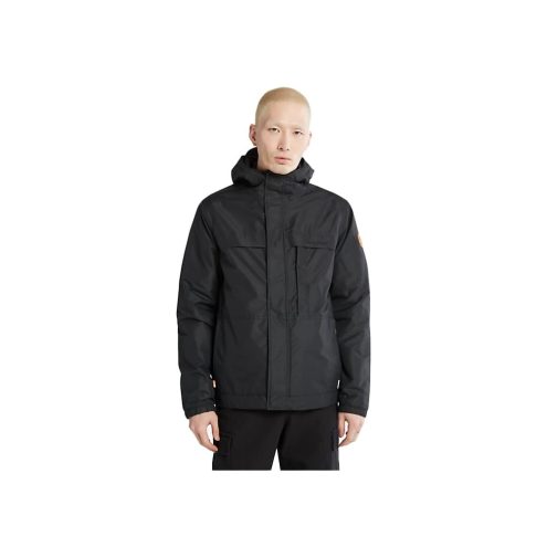 Timberland Benton vandafvisende skaljakke (herre) i sort på en model, der har jakken lukket