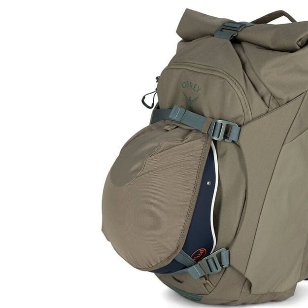 En lomme på Osprey Metron Roll Top 22L rygsæk (unisex)
