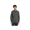 Timberland Heavy flannel check skjorte (herre) båret af en model med skjorten knappet