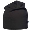 Isbjörn of Sweden Panda Beanie hue til børn i farven black