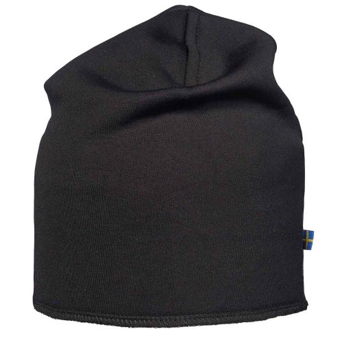 Isbjörn of Sweden Panda Beanie hue til børn i farven black