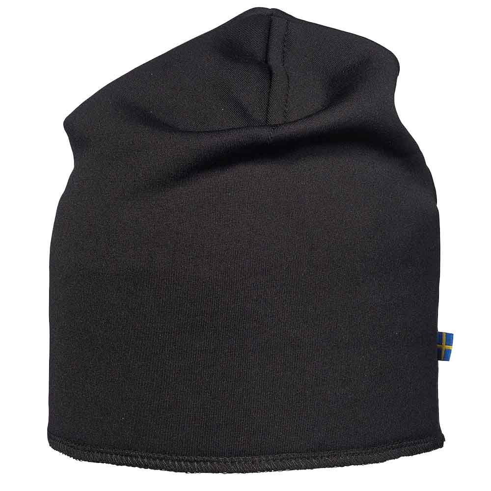 Isbjörn of Sweden Panda Beanie hue til børn i farven black