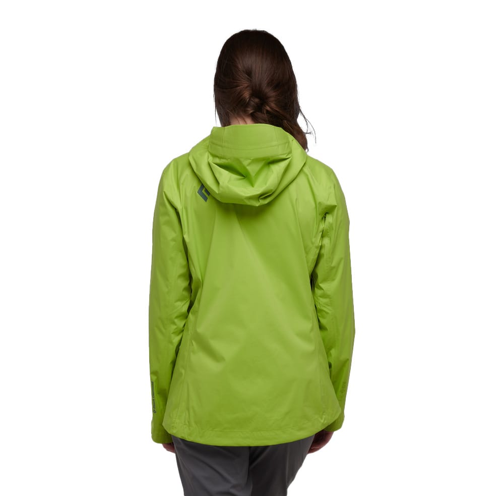 WOMEN'S STORMLINE STRETCH RAIN SHELL bagfra på model