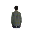 Bagside af Timberland Heavy flannel check skjorte (herre) på en model