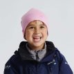 Isbjörn of Sweden Panda Beanie hue til børn båret af et barn