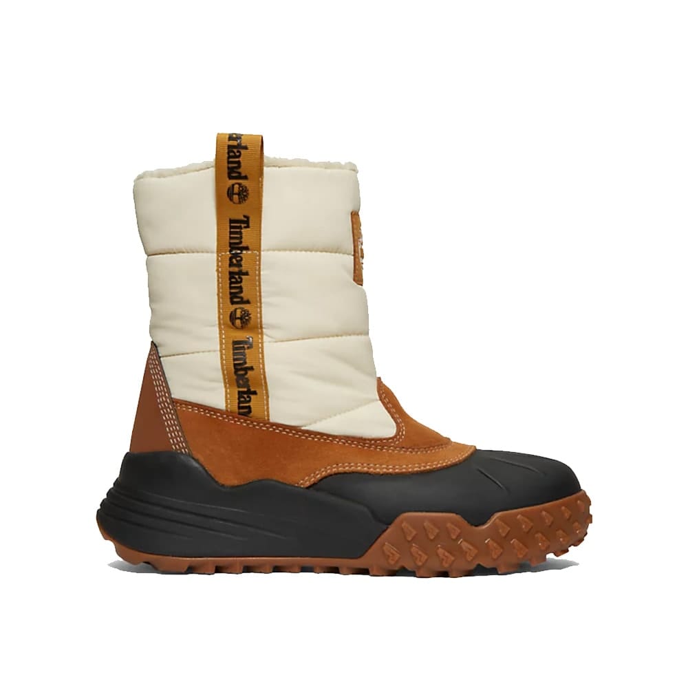 Yderside i profil af en varm Timberland Moriah Range vandtæt støvle (dame)