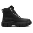 Yderside af Timberland Greyfield lædestøvler (dame) i farven black