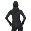 Free Motion Padded Jacket, Black set bagfra med ryggen mod kameraet