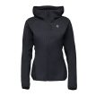 alpin hoodie dame i sort