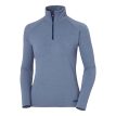 utrolig blød og funktionel Helly Hansen Verglas Half-Zip Midlayer (dame) i farven ocean