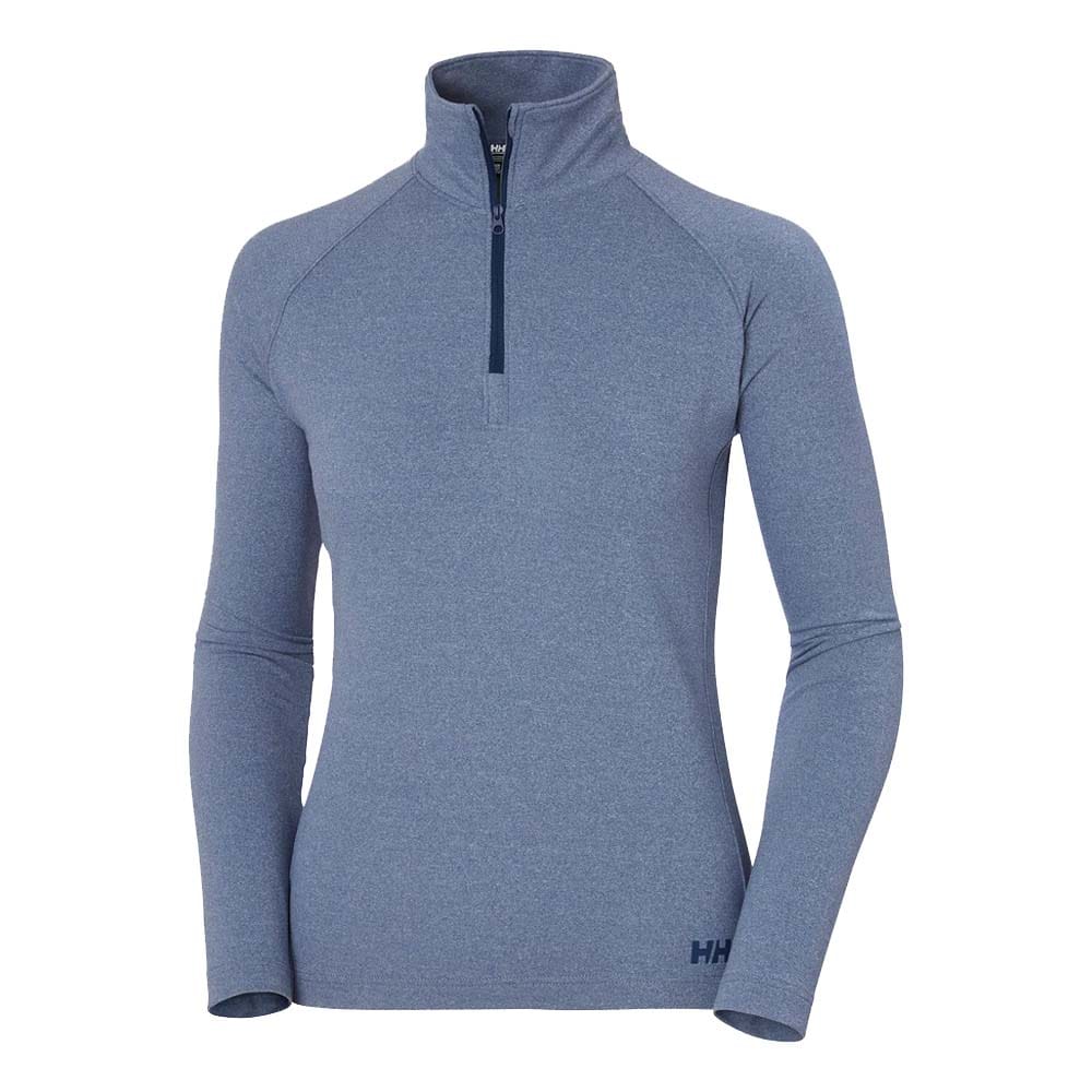 utrolig blød og funktionel Helly Hansen Verglas Half-Zip Midlayer (dame) i farven ocean