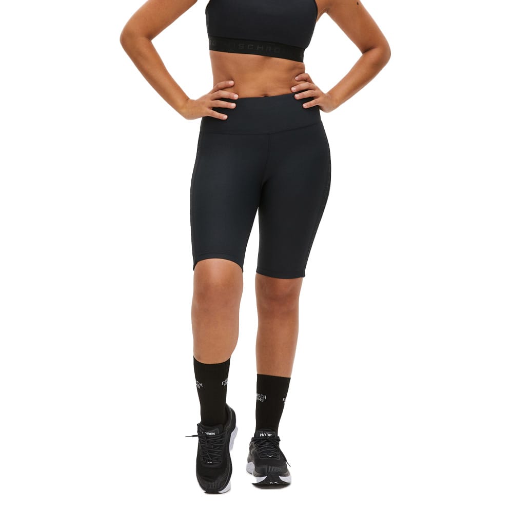 Kay Bike Tights i black/black forfra.
