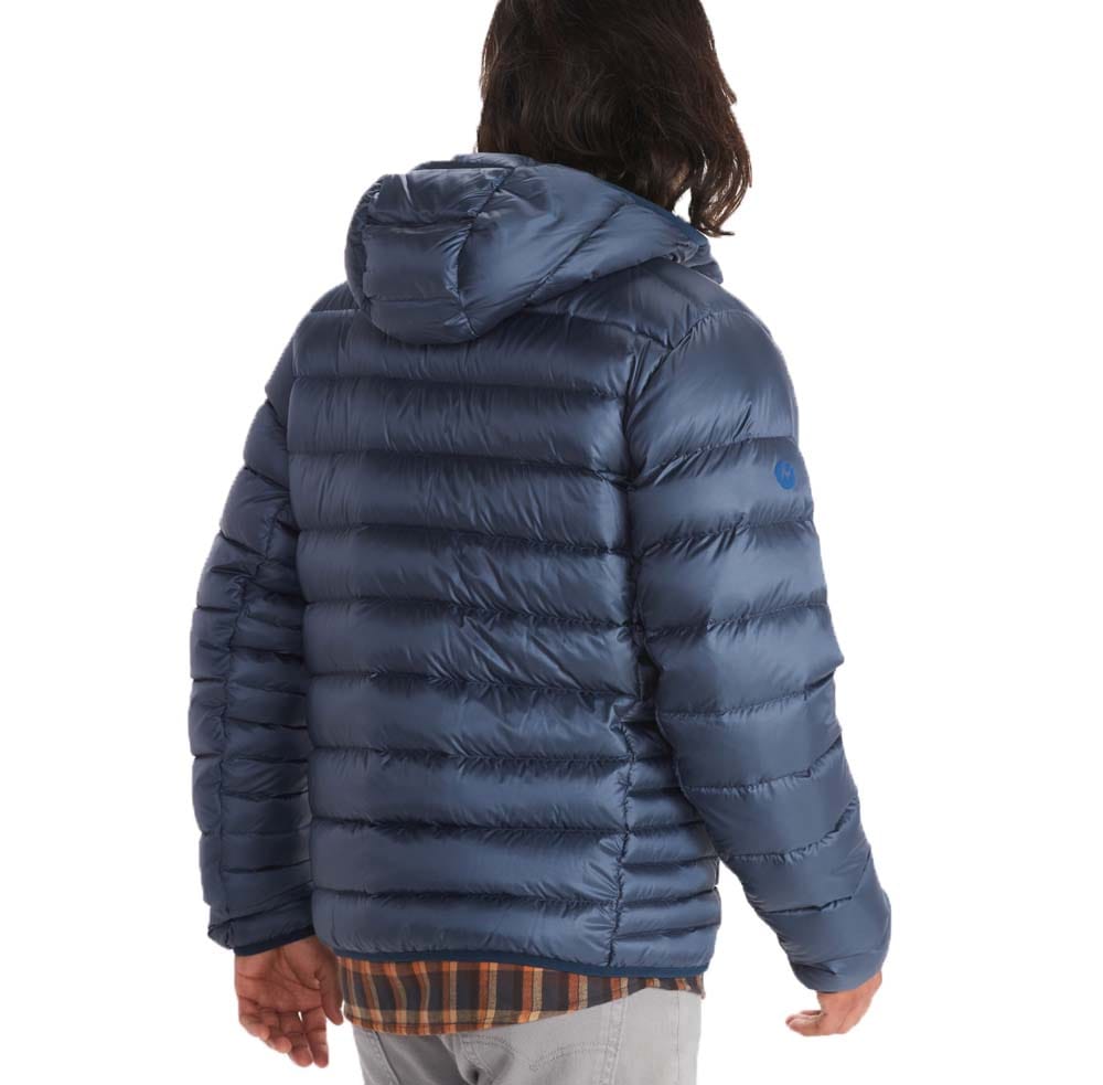 Marmot Hype Down Hoody dunjakke (herre) set bagfra på model