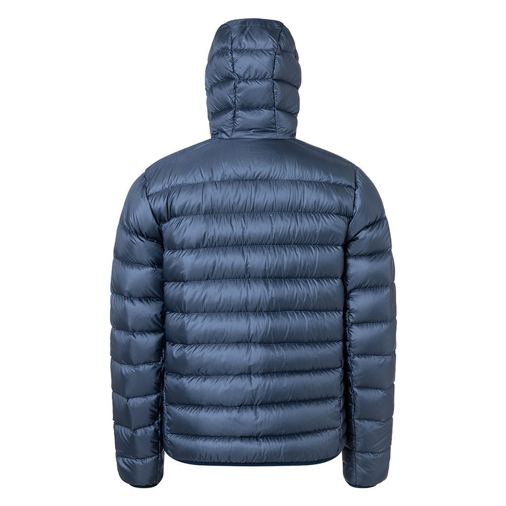 Bagsiden af vinterjakken Hype Down Hoody fra Marmot.