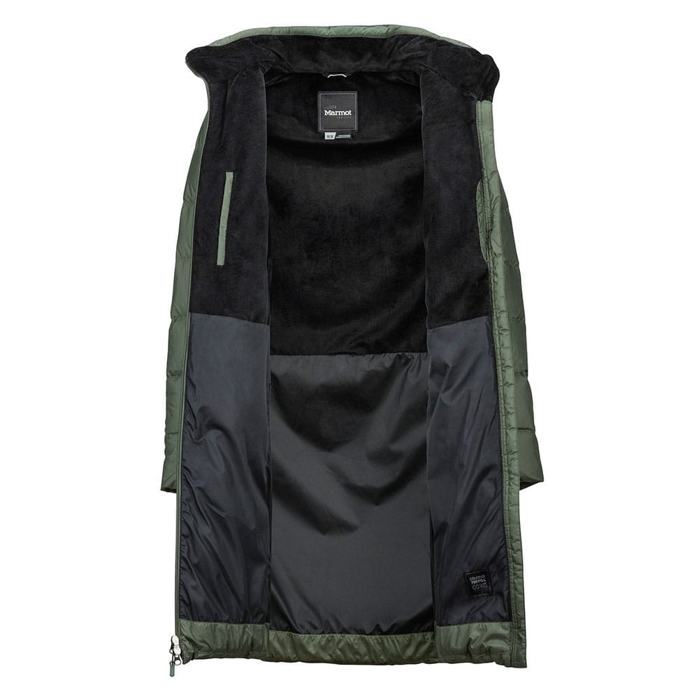 Indersiden af Montreaux Coat fra Marmot med microfleece.