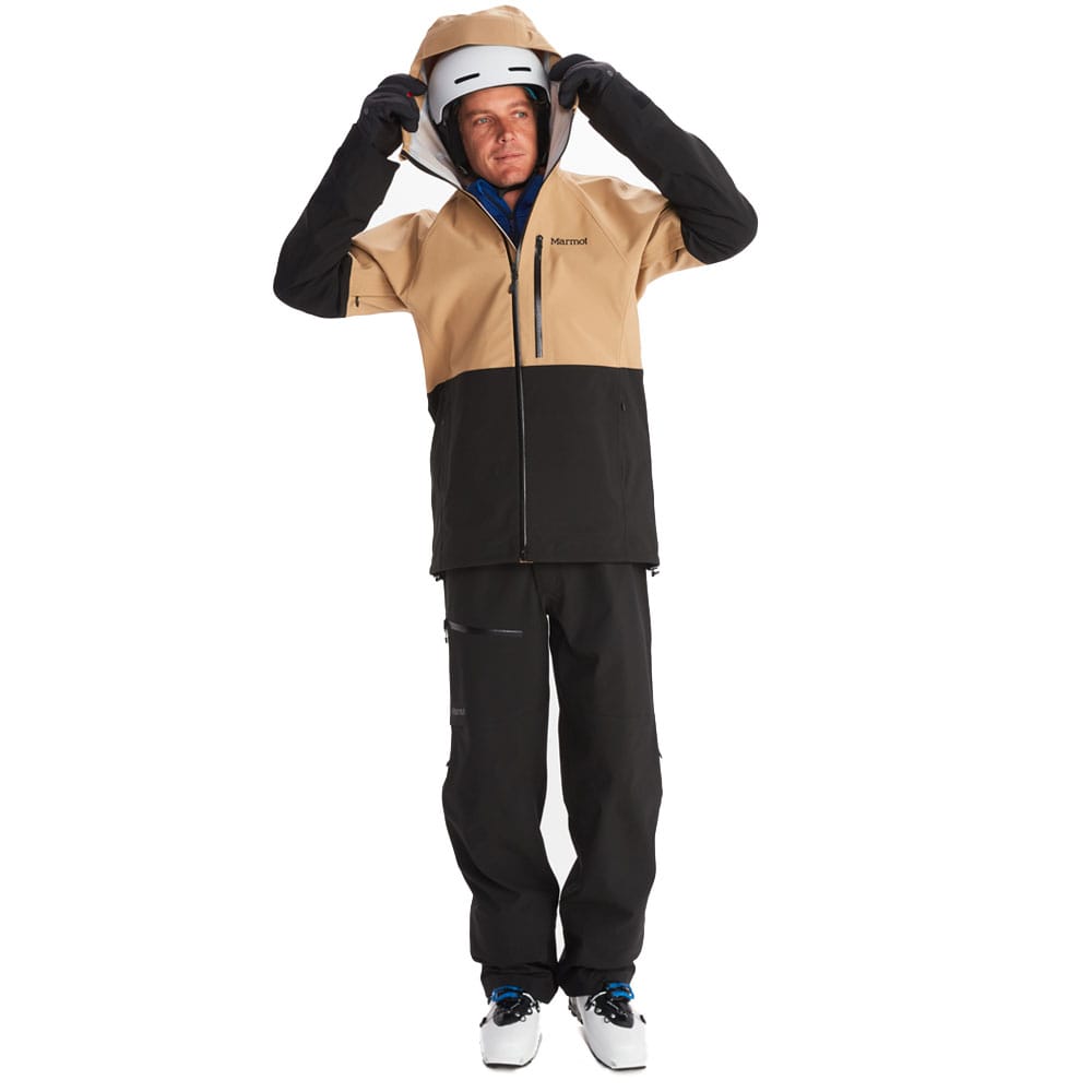 Hætte til hjelm på Marmot Refuge Pro Jacket (herre)