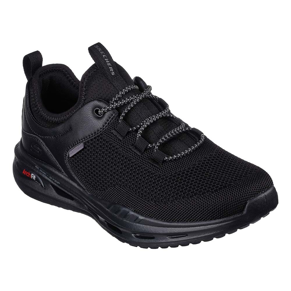 Sort herresko fra Skechers Men's Arch Fit Orvan – Percer